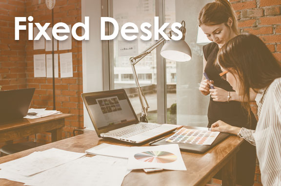 Fixed Desk Coworking Space